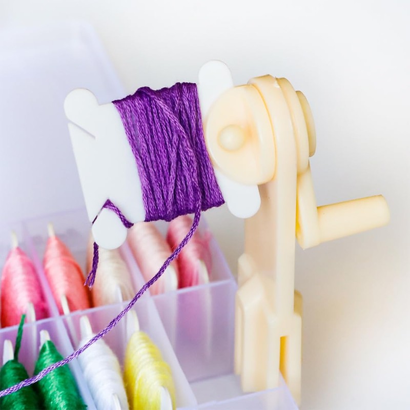 SANJAOYEE Thread Spooling, Embroidery Thread, Storage, Line Spool, 120 Spools