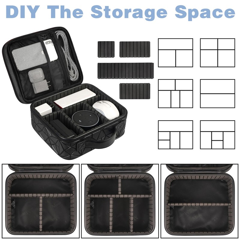 MATEIN Cable Organizer Bag, Waterproof Travel Electronic Storage, Shockproof Portable