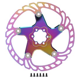 Quality Metal Mountain Bike Bicycle 203mm Five Nail Disc Brake Slice Brake Pad Diskcolorful