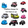 12 Volt Charger with Battery Connection Line for Kids Ride
