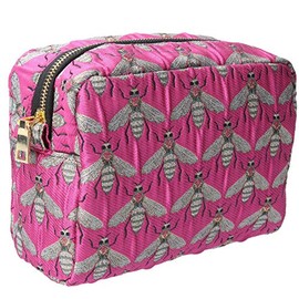 Gisela Graham Fuchsia One Size Cosmetic Bag