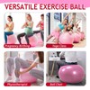Hungdao 6 Pack 22 Inch Heavy Duty Exercise Balls Inflatable