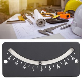 Tube Clinometer Handlebar Slope Meter, ‑40 to 40 Degree Inclinometer for Horizontal Micro Angle Testing, Clear Reading, ABS Housing, Compact Size, Fixing Hole