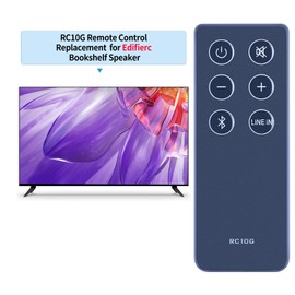 New RC10G Remote Control Replacement for Edifier Bookshelf Speakers, Compatible With R1700BT AJ-RC10G
