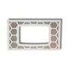 Wall Plate with Honeycomb Pattern Compatible with Honeywell Home RTH2300b Thermostat