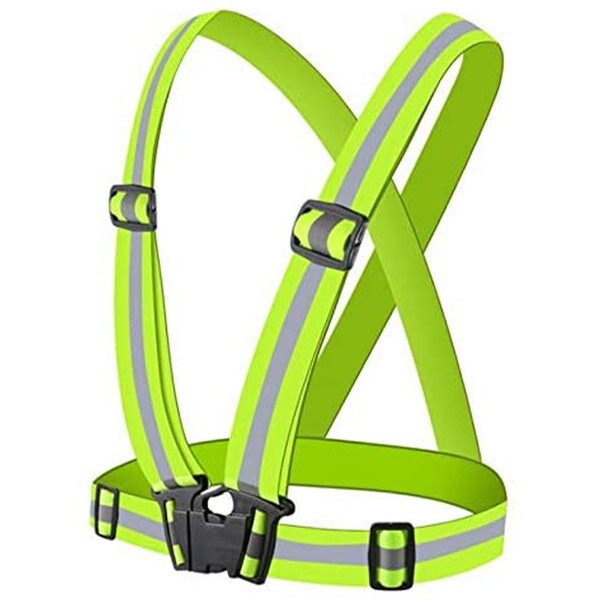 Sixexey Reflective Vest High Visibility Reflective Running Vests Gear Adjustable