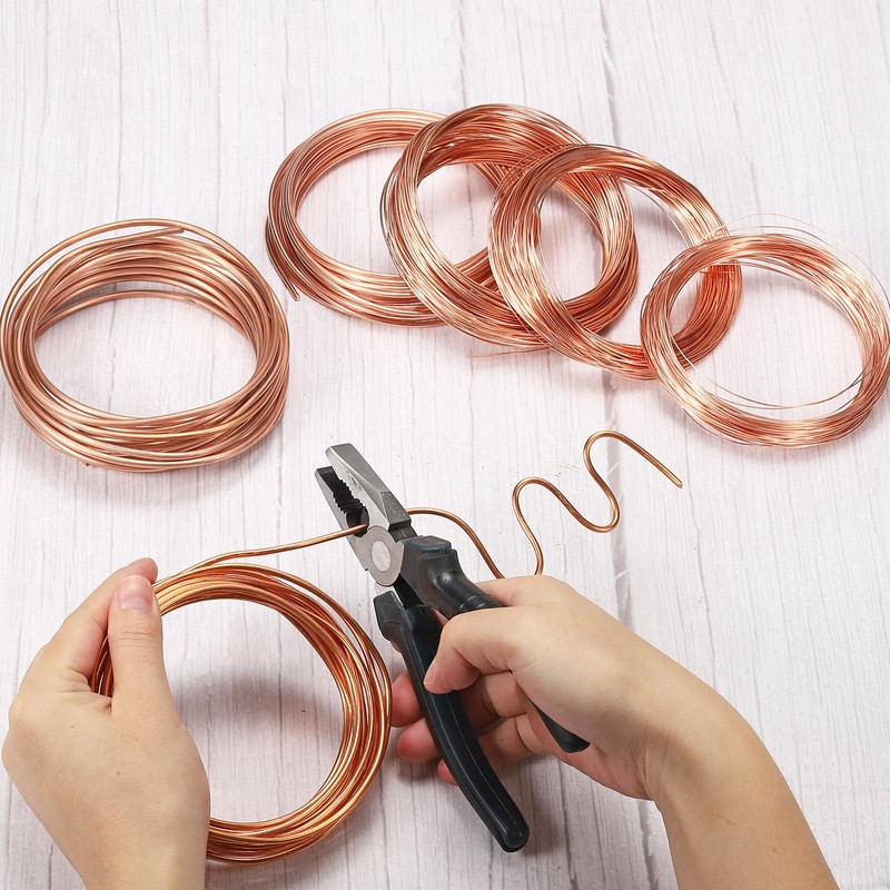 PATIKIL 20M Solid Bare Copper Wire 42 Gauge 99.9% Pure