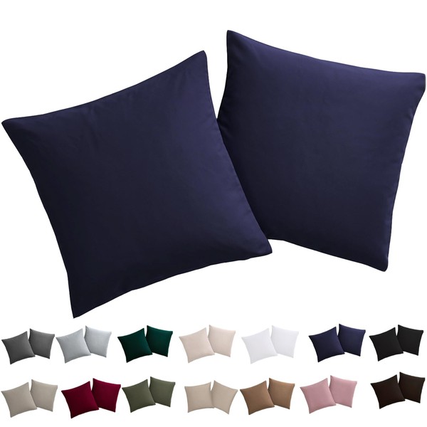 Soifox Cushion Cover 40 x 40 cm, Set of 2