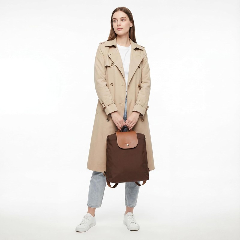 Mochila Impermeable Mujer Backpack Clásica Nylon Ligero Uso Diario Trabajo