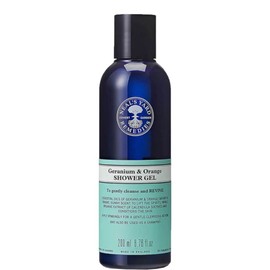 Neal's Yard Remedies Geranium & Orange Shower Gel | Energises & Uplifts, Start Day Perfectly | 200ml