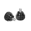 uxcell 12pcs Knurled Clamping Knobs M4 x 6mm Metric 304