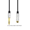 QIANRENON 6.35 mm 1/4 inch Mono Male to RCA Female