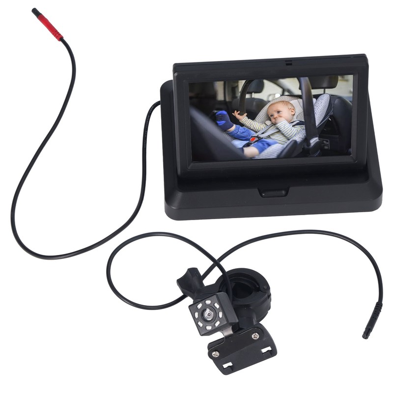 Baby Car Camera Adjustable Clear Bright Wide View Rear Facing