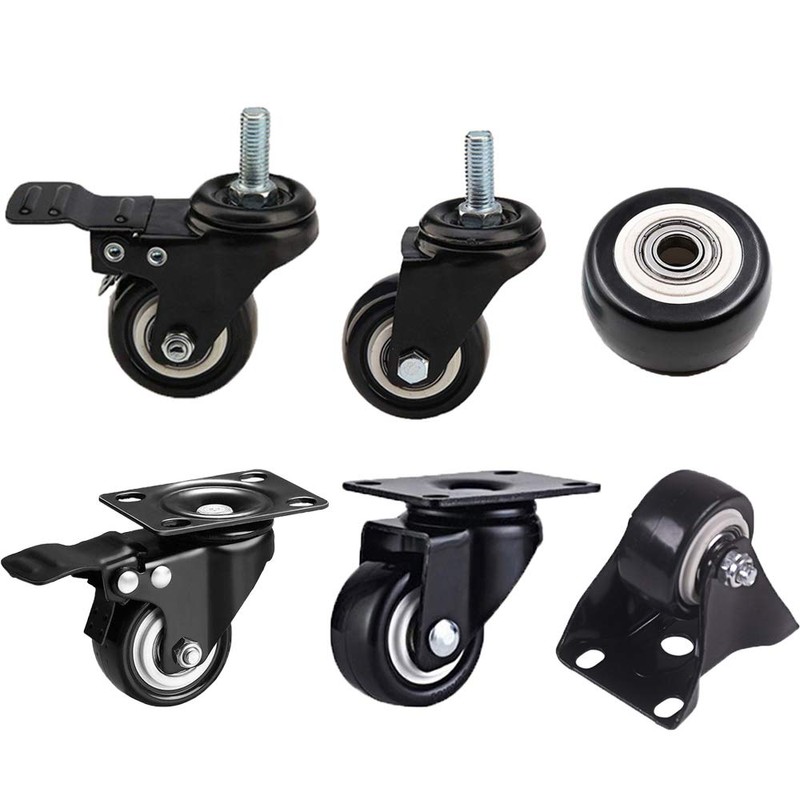tooloflife Castor Wheels 40mm/50mm 4 Moving Caster Heavy Duty Swivel