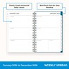 Blue Sky 2026 Weekly and Monthly Planner Calendar, January 2026