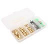 Fishing Accessories Kit Fish Gears with Threaded Bullet Weights Crank