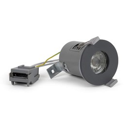 LIEBER Graphite Grey GU10 Fire Rated IP65 Downlight LED for Bathroom, Bedroom, Kitchen Lighting spotlights