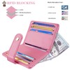 Slim Bifold Wallet RFID Credit Card Wallet Glitter Leather Small