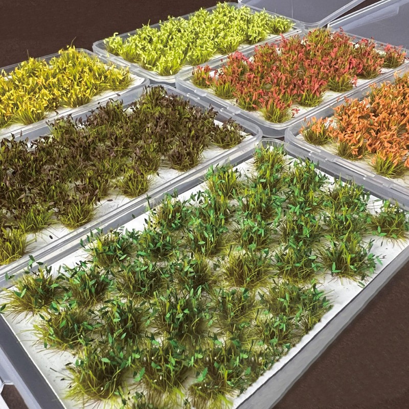Woohome Static Flower Tufts Miniature Flower Cluster for Static Grass