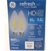ge 31508 Clear Finish Daylight HD 60w Dimmable Pack 2