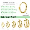 Senteria Gold Hoop Set Small Gold Hoop Earrings for Women