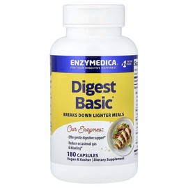 Enzymedica, Digest Basic®, 180 capsules / Enzymedica (엔자이메디카), Digest Basic®, 캡슐 180정