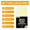 Focusound 300 Pack Yellow Point Double-Sided Adhesive Dots for Acoustic