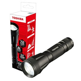 TOSHIBA KFL-43K LED Flashlight, Equipped with High Brightness LED Chip, 3 Levels of Dimmable, Convenient to Carry, Mini Size, For 3 AAA Types