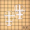 Set of 2 Boxing Glove Cookie Cutters, 2 Pieces -
