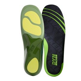 Insole Shock Absorption, DynWalker Plantar Fasciitis Insole, High Arch, Prevents Flatfoot, O-Leg, X-Leg, Unisex, Suitable for Long Time Standing Work or Walking, L