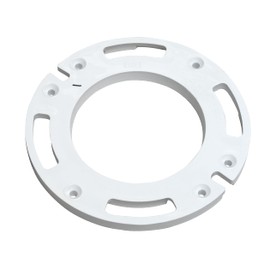 Oatey 43646 Closet Flange Spacer, 1/2 in T, PVC, White, 0.5 Inch