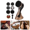 SOLUSTRE Electric Shoe Shine Kit - Mini Portable Handheld Shoe