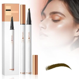 Lápiz de cejas, maquillaje en gel natural de larga duración para cejas, lápiz de tatuaje con punta de 4 puntas para microblading 3D, lápiz de cejas...