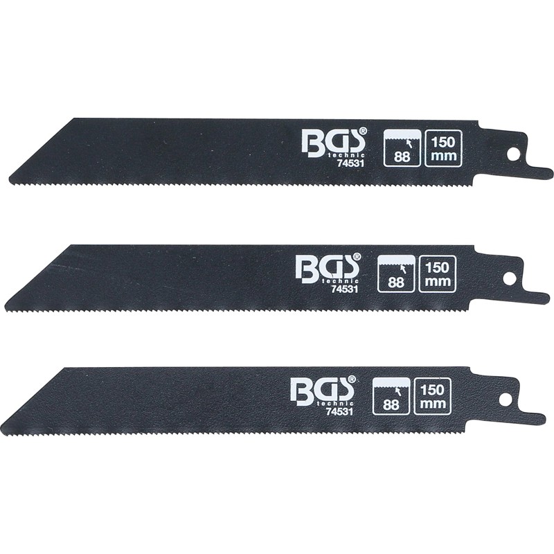 BGS 74531 Reciprocating Saw Blade Set for Metal for Item
