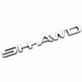 1pc 2017-2022 SH-AWD Tailgate Trunk Lid Badge Logo Emblem Nameplate (Chrome)