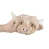 Rhode Island Novelty 3" Highland Cow Squeezy Bead Plush Ball
