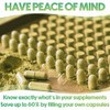 Capsules Express - Cápsulas veganas vacías - Cápsulas vegetarianas/vegetales -