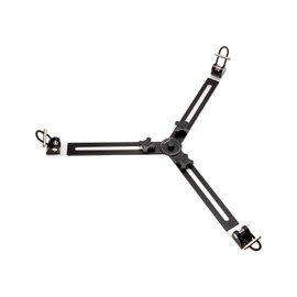 PROAIM Aluminum Telescopic Adjustable Spreader for All Tripods w/Twin Spiked Feet. Quick & Secure – Locking Hooks, Sturdy & Heavy-Duty w 400kg/880lb Payload. Foldable Design - Easy to Carry (P-AL-SP)