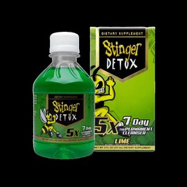 Stinger Detox 5X Instant Extra Strength Drink Lime Flavor – 8 FL OZ