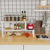 Jojocross Expandable Cabinet Shelf Organizer Storage Spice Rack Shelves for