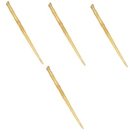 LALAFINA 4pcs Bamboo Hair Stick for Women Minimalist Vintage Hair Accessory Lightweight Smooth Buns Unique for Special Occasions