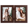 Frametory, 5x7 Double Picture Frame - Real Glass Hinged 2