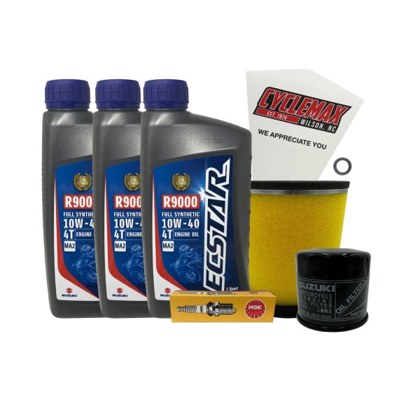 Cyclemax Full Synthetic Tune Up Kit w/ Spark Plug fits