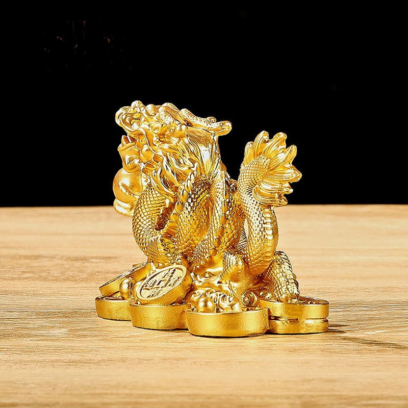 Dragon Figurine, Feng Shui, 5 Claws, Dragon, Interior, Living Room,