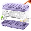 Ice Cube Tray with Lid and Bin for Freezer, 2