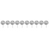 100pcs Fertilizer Mesh Basket Stainless Steel Garden Nutrition Cups Small
