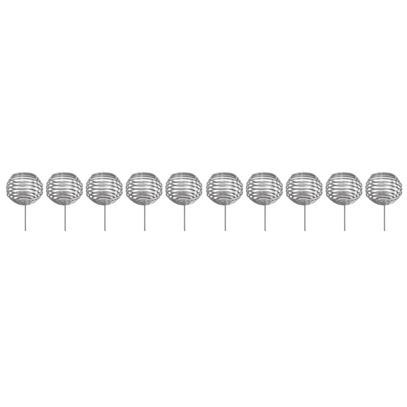 100pcs Fertilizer Mesh Basket Stainless Steel Garden Nutrition Cups Small