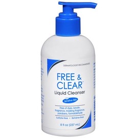 Free & Clear Liquid Cleanser, For Sensitive Skin 8 fl oz (Pack of 3)