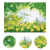 LYWYGG 7x5FT Spring Scenery Backdrop Forest Path Sunshine Flower Photography