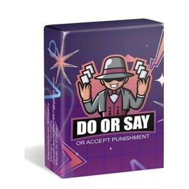 Trmbacy 3 Types Card Games Say & Do and Accept the Punishment Funny Adult Game New